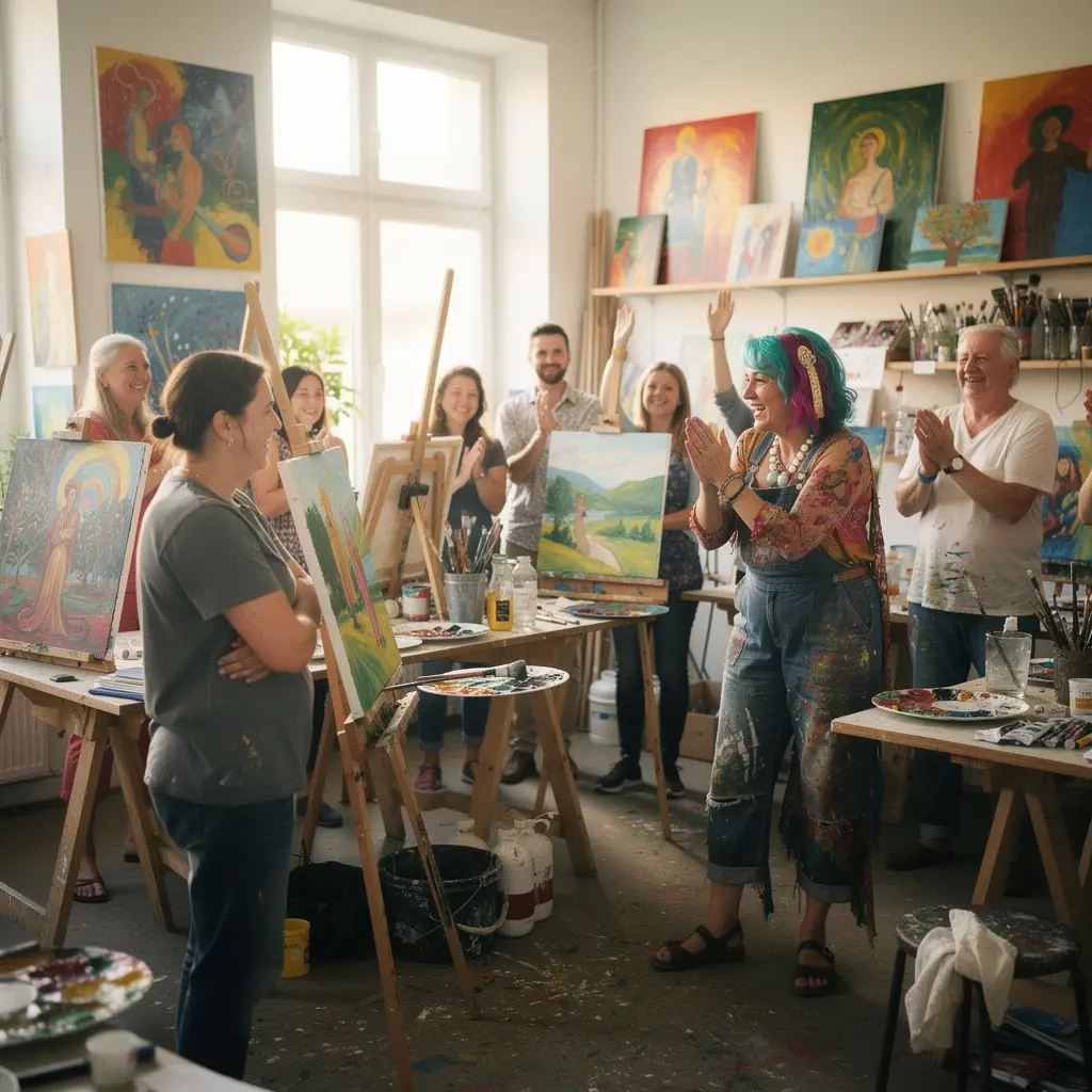 Egy életvezetési tanácsadó segíti a klienst az önismereti folyamatban egy csendes környezetben.